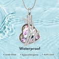 thumbnail image 6 of Cremation Jewelry for Ashes Butterfly Urn Necklace for Women Heart Cremation Jewelry Ashes Pendant for Human/Pet Keepsake Urn Locket, 6 of 7