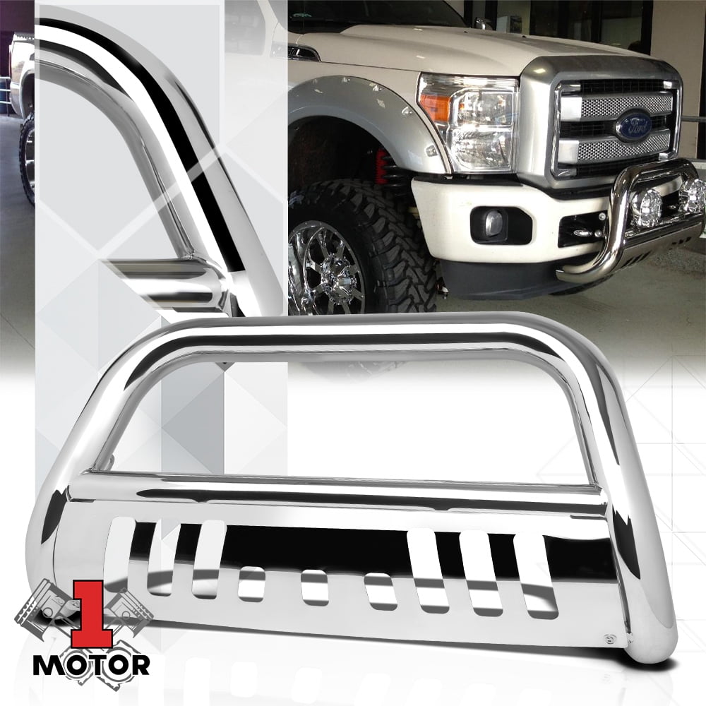 Chrome 3" Bull/Push Bar Brush Grille Guard for 0810 F250 F350 F450 SD