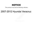 thumbnail image 2 of CMX Front Rear Disc Brake Rotors Kit for Car 2007-2012 Hyundai Veracruz K8-101520, 2 of 8