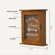 thumbnail image 3 of Caja para Llaves de Madera, Retro, de Pared, Armario para Llaves con Puerta MagnéTica, Almacenamiento Duradero de Madera Maciza con 6 -B, 3 of 5