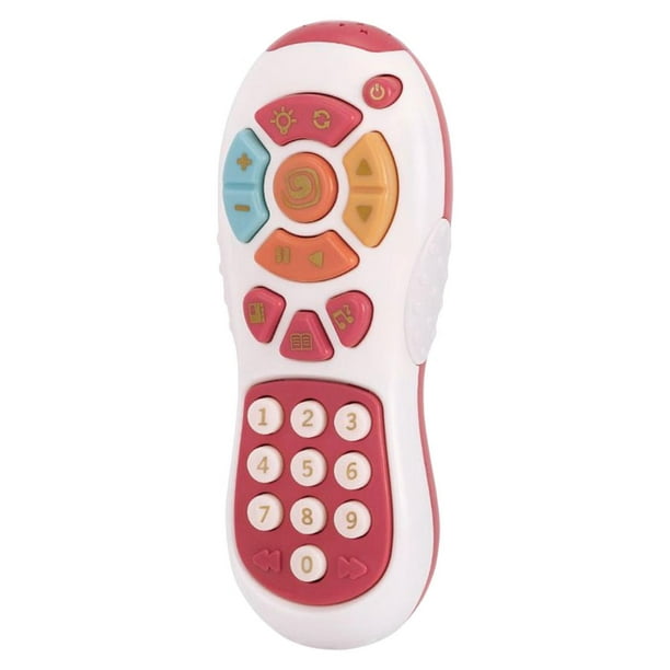 Goxfaca TV Remote Control Toy Realistic Baby Remote Toy with Light