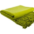 thumbnail image 2 of PiccoCasa 80/20 Viscose Derived from Bamboo Throw Blankets, 50" x 65", Green, 2 of 6