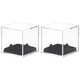 thumbnail image 1 of Vitrina acrílica transparente para béisbol soporte cuadrado para pelota de cubo, 1 of 3