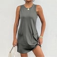 thumbnail image 5 of Winter Savings! Enjoytime Womens Summer Casual Dresses Outfit with Pockets Clearance Round Neck Sleeveless Flowy Comfy Women Tank Dress Spring Dresses for Women 2024 Trendy, 5 of 6
