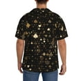 thumbnail image 3 of Balery Casino Camisa Casual de Manga Corta con Botones para Hombre, Texturizada, Estilo Cubano, para Playa, Verano-XX-Large, 3 of 5