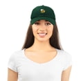 thumbnail image 5 of DALIX Bumble Bee Baseball Cap Dad Hat Embroidered Womens Girls in Dark Green, 5 of 6