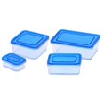 thumbnail image 2 of STARTIST 4 Pieces 1/12 Kitchen Dollhouse Bento Lunch Boxes Accessory DIY Pretend Play Blue, 2 of 9