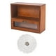 thumbnail image 2 of Armario de almacenamiento Retro, organizador de madera, Mini estante de mesa, contenedor de escritorio, vitrina rústica para tocador, cocina , Estilo b, 2 of 9