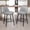 Light Gray, variant on Noble House Bertis 360° Swivel Bar Stools, Upholstered Linen Kitchen Island Chairs with Metal Legs, Blue, Set of 2