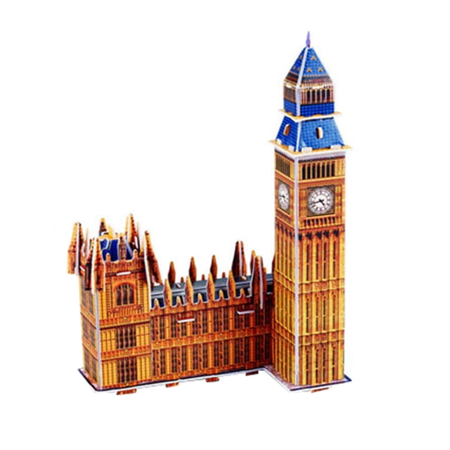 Edificio de fama mundial, modelo tridimensional ensamblado, rompecabezas de bricolaje, juegos educativos para niños, juguetes, juguetes para niños vogacara WJ3741-01B