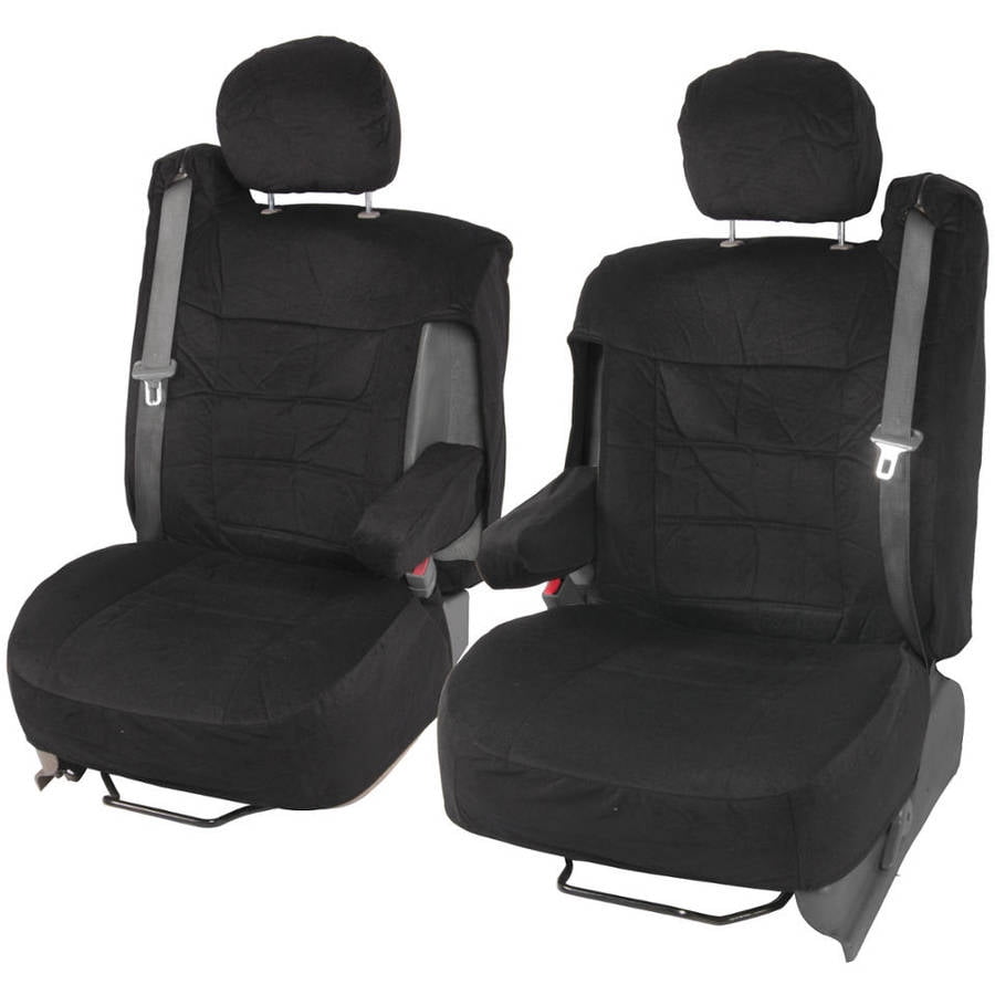BDK Pickup Truck Seat Covers with Arm Rest and Built In Seat Belt