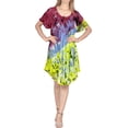 thumbnail image 2 of HAPPY BAY Women's Summer Relaxed Maternity House Wear Dresses M-L Cherry, Tie Dye, 2 of 4