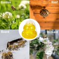 thumbnail image 4 of Paquete de 2 trampas para avispas para colgar al aire libre, mata chaquetas amarillas, trampas para abejas carpinteras para exteriores, trampa para avispas de plástico, mata insectos, amaril, 4 of 5
