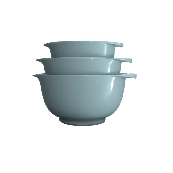 3-Piece Mixing Bowl Set – Nesting Melamine Bowls for Baking & Prep