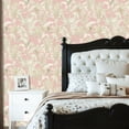 thumbnail image 2 of Peel and Stick Wallpaper Tropical Palm Leaf Blush Pink Wall Mural 23.6in x 9.8ft Self Adhesive Removable Wall Paper Renter Friendly Wallpaper for Nursery Bedroom Cabinets, 2 of 8