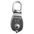 thumbnail image 1 of Shisuyan M15 15mm Poulie Pivotante à Roue Unique en Acier Inoxydable Charge 35KG (Argent), 1 of 8