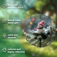 thumbnail image 5 of Metal Hanging Wind Spinners with Festive Snowman Design - Colorful Scarf & Hat Perfect for Yard and Garden Decor Winter Charm, 5 of 6