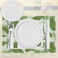 thumbnail image 3 of Ambesonne Green Place Mats Set of 4, Perennial Shrubs Dreamy, Standard Size, Olive Green, 3 of 6