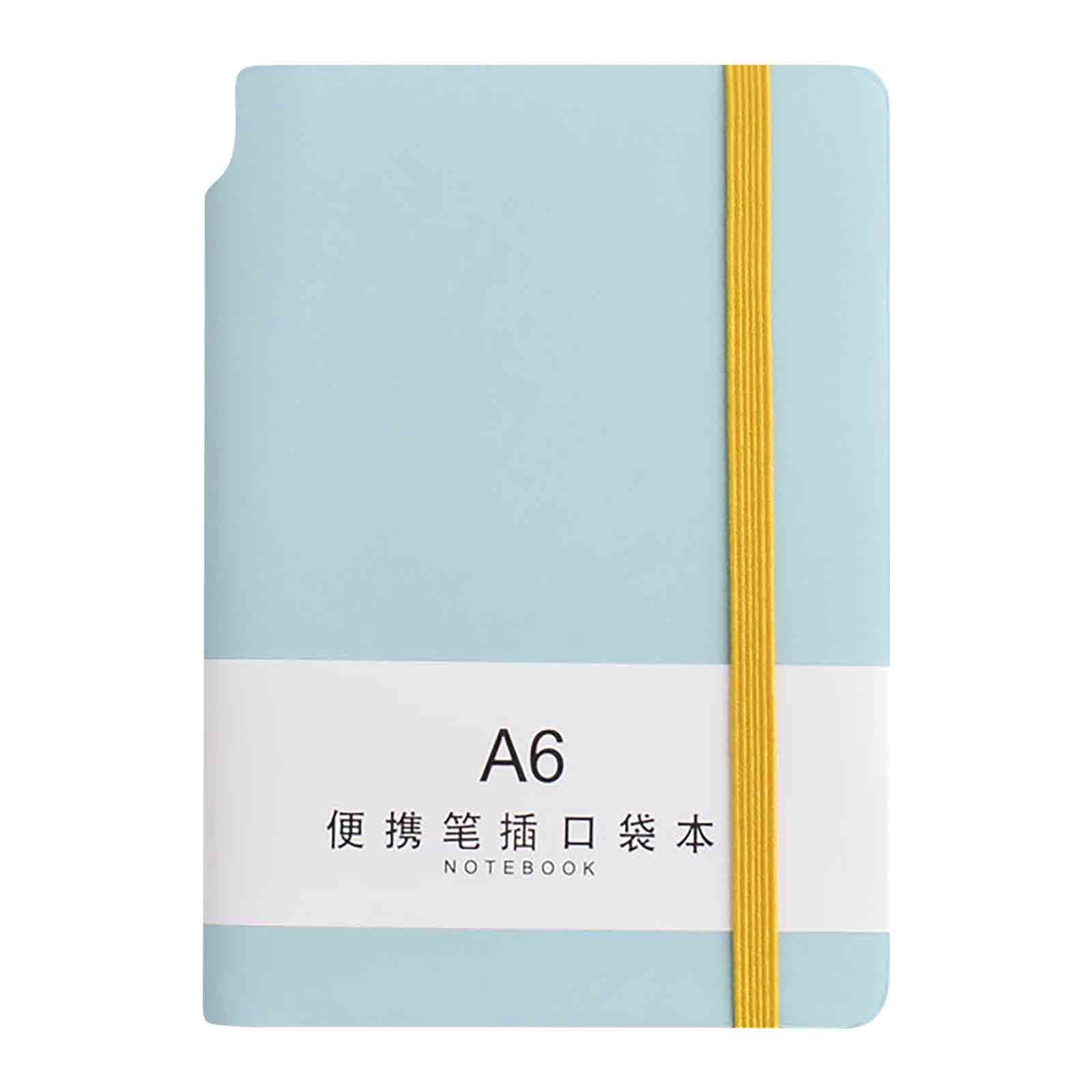 Fiudx A6 Horizontal Notebook Hand Thickened Office Learning Notebook