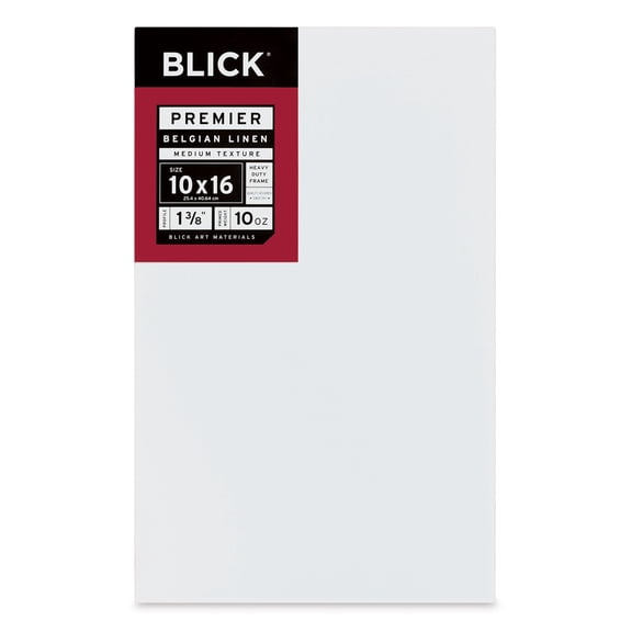 Blick Premier Belgian Linen - 10" x 16", Oil-Primed, 1-3/8" Profile