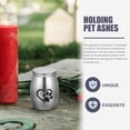 thumbnail image 4 of Stainless Steel Cat Urn Pet Bone Ash Container Dog Ashes Storage Casket, 4 of 7