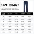 thumbnail image 5 of AZoiNM Men's Slim Fit Dress Pants Flat Front Business Casual Trousers 4 Pocket Polyester Viscose Blend, 5 of 14