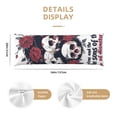thumbnail image 3 of Zufioo Gothic Skulls And Roses Print 20x54 Inch Long Body Pillowcase, without Pillow Core, Pillow Case with Hidden Zipper, Ideal Gift for Home Furnishings, 3 of 7