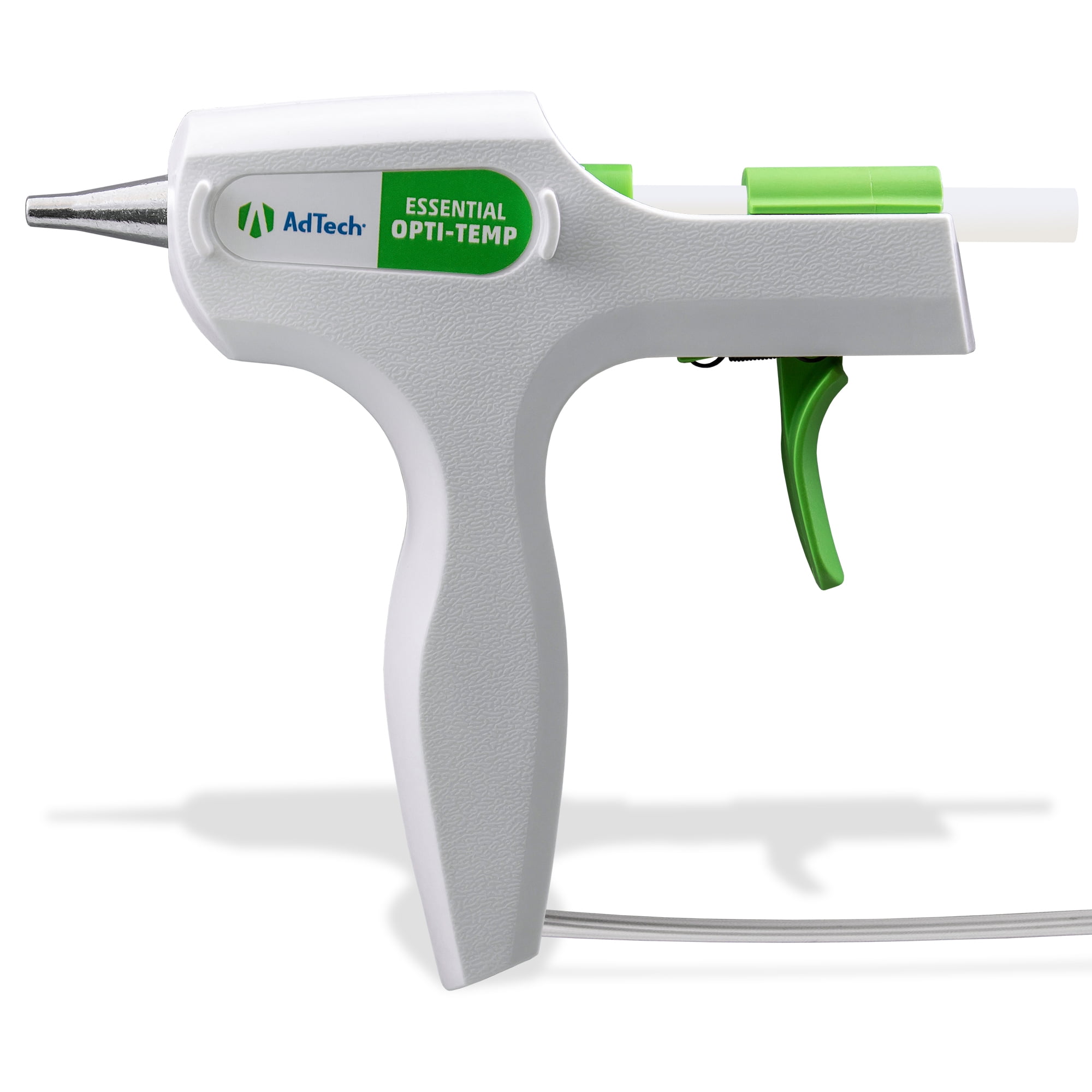 (3 pack) AdTech Mini Size Hot Temperature Glue Gun, 2 Glue Sticks Included, Thumb Trigger, White