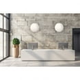 thumbnail image 3 of 23944-BS/OPL Access Lighting Pearl - 1 Light Large Pendant In Mid-Century Modern Style-17 Inches Tall and 15.75 Inches Wide-Brushed Steel Finish, 3 of 7