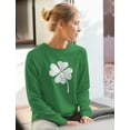 thumbnail image 3 of Tstars Womens Gifts for Irish St Patricks Day Pullover Lucky Charm Clover St Patricks Day Shamrock Shirts Gift for Her Irish Shirt Pride Proud Irish Women Sweatshirt, 3 of 7