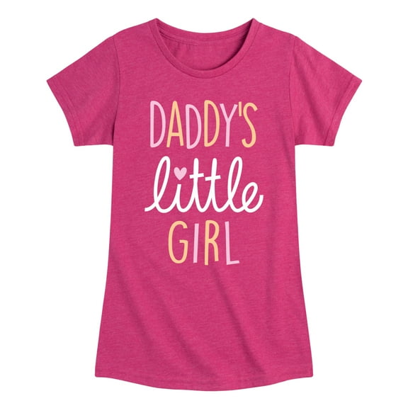 Instant Message - Celebrate Family - Daddy's Little Girl - Toddler & Youth Girls Short Sleeve Graphic T-Shirt