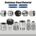 thumbnail image 1 of 10Pack Pressure Washer Quick Connect Fittings, M22-14mm Swivel to 3/8inch Quick Connect Kit, 1 of 5
