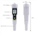 thumbnail image 3 of 2X TPH 02154 Salinity Meter, Seawater Hydrometer, Salt Content Detection in , for Pools, Drinking Water, Aquarium,2x Digital Salinity Meter,gray & black, 3 of 7