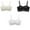 Black;Beige;White, variant on Lovskoo Womens Plus Bra Seamless Pack 4PC Comfortable Wireless Bra Full Figure Bra Push Up Bra Nude Unlined Bra Black*3