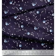 thumbnail image 2 of Soimoi Velvet Fabric Moon & Galaxy Print Fabric by Yard 58 Inch Wide, 2 of 3