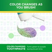 Brush Buddies Crayola Swirl Anticavity Color Changing Fluoride Toothpaste, Watermelon, 3.5 oz