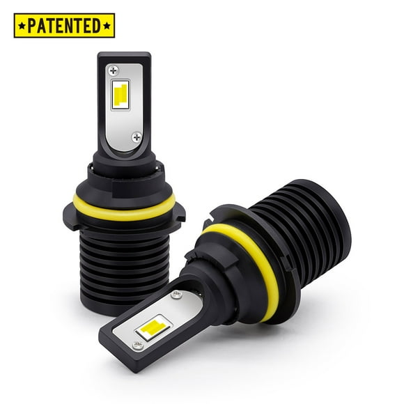 ARC Lighting Headlight Bulb 21941 Tiny Monster Concept Series; 9004; LED Bulb; 18 Watt; 7.5 To 16 Volt; 6000 Lumens; 6500K Light Color Temperature; Set Of 2