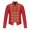 Red, variant on Mens Steampunk Military Jacket Double Breasted Steampunk Ringmaster Blazer Zip Up Stand Collar Vintage Jackets Halloween Costume