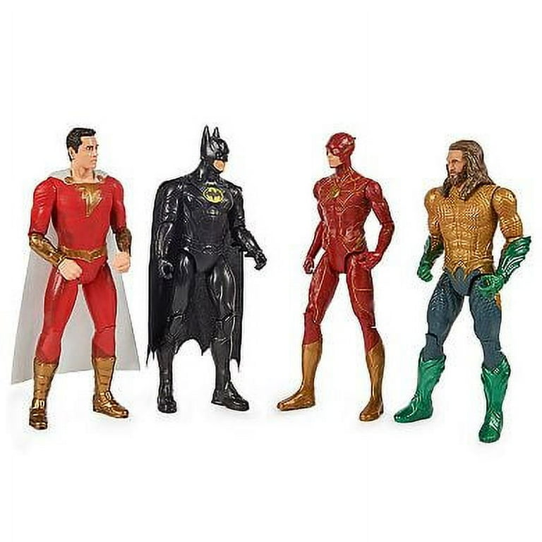 Spin Master DC Comics Multi-Pack: Batman, Aquaman, Flash, Shazam