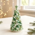 thumbnail image 4 of Dreamy Candy Style Christmas Tree Pearl Beaded Art DIY Craft Kit, 3D Sparkling Gentle Color Pearls Diamond Beads Craft Kit for Holiday Table Mantel Window Home Decoration Festive Friendship Gift, 4 of 5