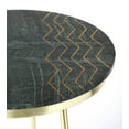 thumbnail image 3 of Butler Specialty Company, Hollings Green Marble & Brass Side Table, Green, 3 of 5