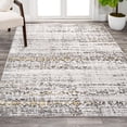 thumbnail image 4 of JONATHAN Y SILK ORCHID 5 x 8 Area Rug, Tidal Strie - Ivory/Black, SOR202C-5, 4 of 10