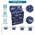 thumbnail image 6 of Table Runner - 90 Inch Long, Dark Blue Camels Kitchen Dining Table Runner Dresser Scarves, Modern Watercolor Cute Funny Animals Farmhouse Decor for Coffee Tables Wedding Party Banquet, 6 of 8