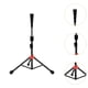 thumbnail image 4 of Base de trípode para tee de bateo de béisbol, ayuda de entrenamiento, accesorio portátil para Rojo, 4 of 9