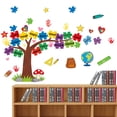 thumbnail image 7 of Cartoon Puzzle Tree Motivational Wall Decals for Study Room and Bedroom Wall Decoration in Back to School Season, 7 of 7