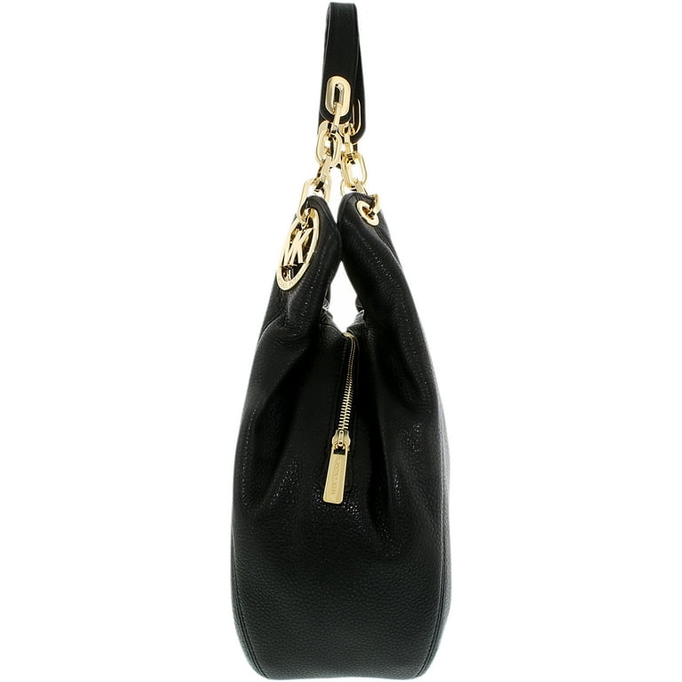 Fulton lg shoulder tote black top