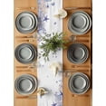 thumbnail image 6 of Summer Marine Life Table Runner, Watercolor Purple Starfish Ocean Bubble Cotton Linen Kitchen Table Decoration Washable Dining Tabletop Runners for Home Party Decor 13x48 Inches, 6 of 9