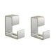 thumbnail image 2 of Toallero y escurridor de acero inoxidable para pared | Organizador de baño y cocina para toallas, batas y paños de limpieza | Pack de 2 gris plateado, 2 of 8