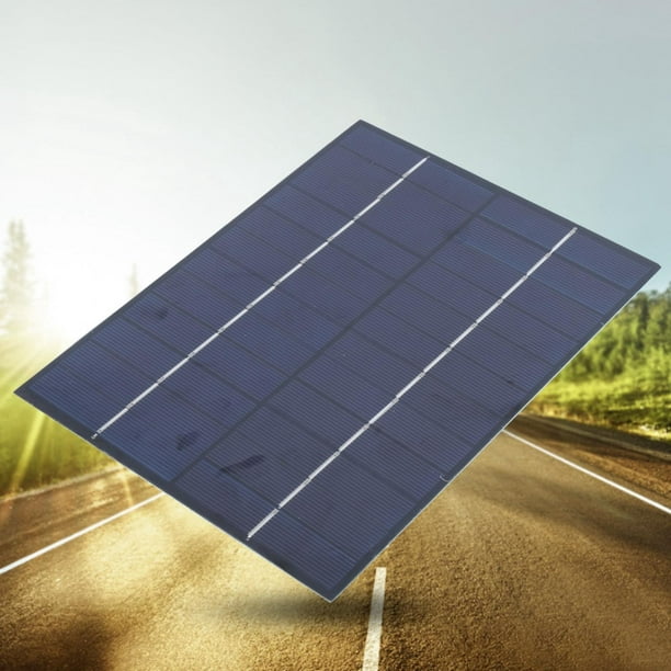 Panneau Solaire Monocristallin - Photovoltaïque, Silicium, 165 W, Câble avec  Connecteur MC4, Batterie de 12V - Module Solaire pour Camping