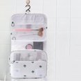 thumbnail image 5 of Fashion Portable Large Capacity Organizer Case Multi-layer Travel Organizer Hook Wash Bag Hanging Cosmetic Bags Makeup Bags Storage Toiletry Bag Cosmetic Cases BEIGE, 5 of 8